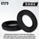 貓倫適用森海塞爾HD598耳機套耳罩HD599 HD558 515 518 555 558 595 PC360 PC373d耳機罩頭戴頭梁配件 【優質天鵝絨】黑色耳套一對