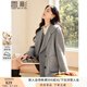 香影灰色毛呢外套大衣女中長款2024冬季新款赫本風純羊毛氣質(zhì)上衣 灰色 L