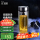 希諾（HEENOOR） 雙層玻璃杯男士辦公高檔送禮禮盒泡茶濾網(wǎng)耐高溫大容量商務(wù)水杯 經(jīng)典-小容量265ml