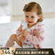 OAK FAMILY寶寶長袖開衫外套毛衣嬰兒圓領(lǐng)棉紗針織衫薄外套 花淺粉 100 cm