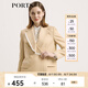 PORTS寶姿女裝 秋冬新品氣質(zhì)通勤夾克SL9J014LWE008 米駝色 S (4)