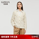 歌莉婭毛織開衫早春新品小香風(fēng)高智感優(yōu)雅氣質(zhì)針織開衫  1C9R6J510 05W米白 L