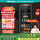海信（Hisense）125升冰吧家用客廳辦公室廳吧小冰箱 冷藏展示柜凈味保鮮 一級(jí)能效茶葉飲料柜JC-125VUT以舊換新