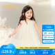 巴拉巴拉女童裙子兒童連衣裙2025夏裝中幼童掛脖網(wǎng)紗公主裙208225111030
