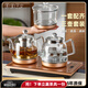 茶皇子（CHAHUANGZI）全自動上水電熱水壺?zé)畨厍度胧綗蟛枧_燒水壺一體機(jī)煮茶器茶具電磁爐 1L 底部上水三合一（尺寸37*20cm）