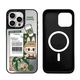 CASETIFYCASE磁吸MagSafe聯(lián)名卡通拉布布labubu家族適用iphone16手機(jī)殼15promax蘋果14pro鏡面保護(hù)套13搞怪 CASE【綠咖啡拉布布】銀色鏡面【磁吸版MagSa 