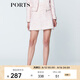 PORTS寶姿  新品商場同款女裝優(yōu)雅撞色半截裙A字裙SN8S001HFQ057 粉紅混色 8