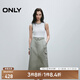 ONLY2025春季新款休閑時髦拼接假兩件中長裙連衣裙女|125142038 E02象灰色 L