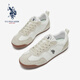 U.S. POLO ASSN.2026春季新款保羅男鞋休閑板鞋透氣德訓鞋復古平底防滑商務(wù)阿甘鞋