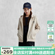 卡帕（Kappa）背靠背復(fù)古開(kāi)身帽衫2025新款女款運(yùn)動(dòng)衛(wèi)衣休閑長(zhǎng)袖外套K0E42MK01