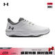 安德瑪（UNDERARMOUR）Drive Pro男子寬版無釘運(yùn)動(dòng)高爾夫鞋3026921 白色100 43