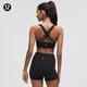 lululemon丨FlexyFlex 女士瑜伽交叉肩帶運(yùn)動(dòng)內(nèi)衣 A-C LW2EG5S 黑色 S /M