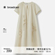播松弛感海邊度假連衣裙女25夏季新款寬松長(zhǎng)裙DDS2LD5901 W10雪見 L
