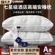颯望【德國(guó)】希爾頓羽絲絨枕頭五星級(jí)酒店護(hù)頸專用助深度睡眠頸椎病 經(jīng)典白【48*74cm低枕】一只裝