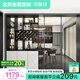 全友（QUANU）全友全屋定制酒柜廚房隔斷柜靠墻客廳家用進(jìn)門展示柜高端定制家具 元/㎡（布魯斯系列按投影計(jì)算）