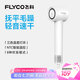飛科（FLYCO）高速電吹風(fēng)機七夕情人節(jié)禮物家用宿舍便攜出游速干降噪負離子護發(fā)大風(fēng)力吹風(fēng)筒FH6370皓月白