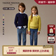 Teenie Weenie Kids小熊童裝24秋男女童經(jīng)典百搭休閑圓領(lǐng)羊毛毛衣 黃色 110cm
