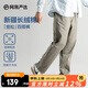 網(wǎng)易嚴(yán)選時(shí)尚百搭寬松舒適休閑褲褲子夏季男高彈不緊繃小錐版型顯瘦 松緊腰*卡其色 常規(guī) L