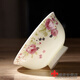 暢印4.5英寸高腳碗景德鎮(zhèn)陶瓷碗飯米飯碗瓷餐具泡面碗碟套裝家用10個 永恒玫瑰10個裝