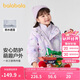 巴拉巴拉童裝女童棉服兩件套2024秋冬裝印花連帽外套潮流戶外208424106003