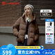 坦博爾羽絨服女反季短款連帽新國標(biāo)90鴨絨小個子百搭保暖外套