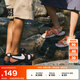 耐克（NIKE）官方男女童SUNRAY ADJUST 6大童涼鞋夏季沙灘輕便DX5544 002黑/白色 40