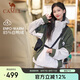 駱駝（CAMEL）御寒沖鋒衣羽絨內膽戶外保暖防風防水旅行登山服 713CA3a1008