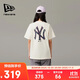 NEW ERA紐亦華MLB短袖T恤男女情侶秋季運動(dòng)NY時(shí)尚休閑重磅上衣14112263-L