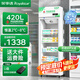 榮事達GSP認證 藥品陰涼柜 醫(yī)用藥物疫苗冷藏柜 醫(yī)藥陰冷冰箱商用醫(yī)院藥店診所專用 風(fēng)冷無霜恒溫2-8℃度 420L單門【風(fēng)冷無霜】陰涼/冷藏雙模式