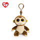 TY【出口轉(zhuǎn)內(nèi)銷】?jī)和Y物毛絨掛件包包掛飾 棕猴奧德麗36628