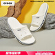 卡駱馳（crocs）男鞋女鞋拖鞋 25夏季新款人字拖平底沙灘鞋拖鞋休閑透氣輕便涼鞋 白色-可涉水-貝雅卡駱班-曬圖返5 41-42 (250mm) /M8W10