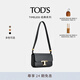 TOD'S官方TIMELESS大T扣迷你皮革單肩包斜挎包手提包休閑包 黑色 PZ