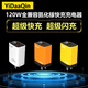 隱達(dá)擎（YIDAAQIN）120W全兼容氮化鎵充電器超級(jí)快充閃充適用iQOOvivoOPPO一加真我華為榮耀小米紅米黑鯊蘋果及筆記本 橙色適用iQOOvivoOPPO一加華為榮耀+線