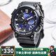 卡西歐（CASIO）手表男 時尚休閑運(yùn)動表 多功能防水石英學(xué)生表考試表男表 MCW-200H-2A 店長推薦