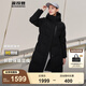 波司登（BOSIDENG）【反季】羽絨服女款中長款連帽加厚新國標(biāo)90絨商場同款運(yùn)動外套 黑色8056 M 165/88A