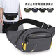 途尊新款腰包男女士運動(dòng)跑步手機包多功能工地干活包做生意收銀收錢(qián)包 灰色【多口袋/輕便耐磨】
