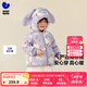 迷你巴拉【三防】男女兒童寶寶羽絨外套動(dòng)物造型帽柔軟羽絨服2025秋冬新款 紫色調(diào)00377 110 【80.2g】