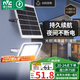 雷士（NVC）太陽能戶外照明燈室外庭院燈路燈投光燈光控遙控402lm+約25m2