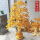 發(fā)財(cái)樹金錢樹純手工藝品開業(yè)新宅客廳高端擺件輕奢銅絲鋁線 精品加粗加密款  高125cm  (送底座)+掛件