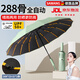 颯望德國(guó)高端288骨雨傘全自動(dòng)大號(hào)便攜加固加厚結(jié)實(shí)抗風(fēng)男女士學(xué)生 【抹茶綠】加厚防曬黑膠 288骨 折疊高顏值ins車載超強(qiáng)抗風(fēng)暴晴