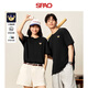 SPAO韓國同款小熊刺繡短袖T恤男女同款夏季純棉休閑上衣 SPDX25SD01LD