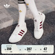 adidas NY 90 STRIPES經(jīng)典運動板鞋男女春季新款阿迪達斯三葉草 漢玉白/紅色/金色     37