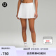 lululemon丨Varsity 女士風琴褶高腰網球裙速干芯吸 LW8AKVS 白色 S /6
