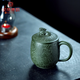 漢帝唐韻（HDTYUN）宜興紫砂杯原礦墨綠泥貔貅茶杯家用功夫茶具泡茶茶杯高檔禮物送禮 墨綠泥款