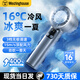 西屋（Westinghouse）手持小風(fēng)扇便攜式可折疊小型高速節能風(fēng)扇戶(hù)外隨身掛脖大風(fēng)力辦公室桌面風(fēng)扇充電手拿小電扇 鋼鈦灰【冰感涼風(fēng)丨三檔可調丨靜音無(wú)噪】