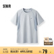 森馬（Semir）短袖T恤男吸濕速干運(yùn)動上衣涼感防曬2025夏撞色拼接109325100126