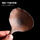 陶迷（TAOMI）陶迷粗陶茶漏一體陶瓷茶濾創(chuàng  )意花瓣手工茶葉過(guò)濾家用功夫茶道配件 粗陶一葉扁舟茶漏
