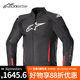 Alpinestars T-GP a星夏季摩托車騎行服網(wǎng)眼防摔摩托服機車服男 黑色 L
