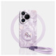 FGMPZ適用華為pura80手機殼pura80pro+女80ultra全包p70磁吸支架p60pro帶手繩高級防摔p80pro+保護套 草紫色洛可可小馬-旋轉磁吸-掛繩 華為Pura80Pro+