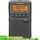 山進(jìn)（SANGEAN）DT-800BK 收音機(jī) AM/FM袖珍便攜口袋式天氣警報 調(diào)頻 復(fù)古父親禮物 電池供電 黑色促 復(fù)古廣播 藝術(shù)收藏 鍛煉隨身聽【人氣推薦】